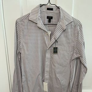 BRAND NEW J.Crew plaid shirt, slim fit in XS size
